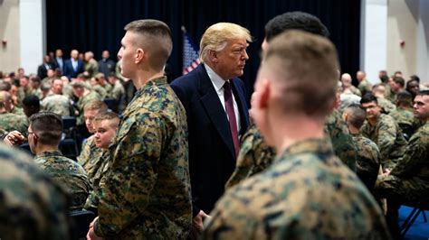 trump and military news